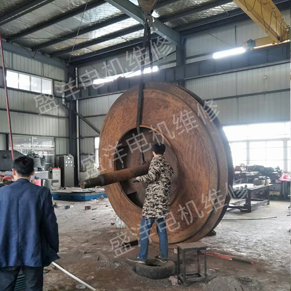 池州风机维修现场