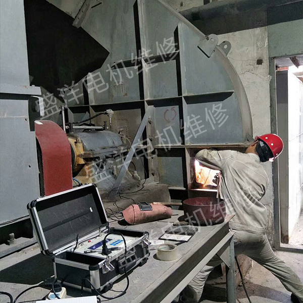 池州风机维修现场